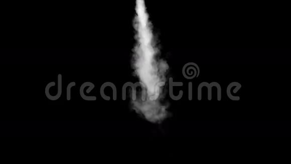 随机的蒸汽雾从黑色的背景中喷出视频的预览图