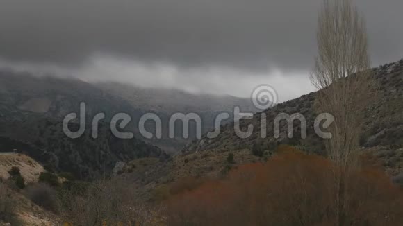 山上的雨云视频的预览图