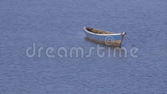 科纳克里港水上漂浮的小船视频的预览图