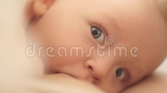 新生儿被母乳喂养视频的预览图