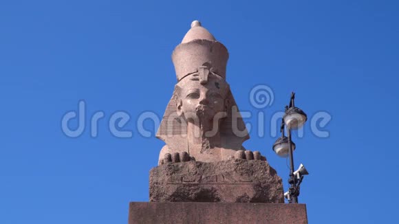 埃及狮身人面像的身影视频的预览图