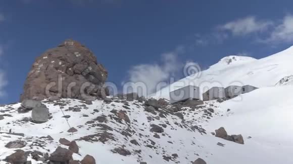 埃尔布鲁斯山全景欧洲最高点视频的预览图