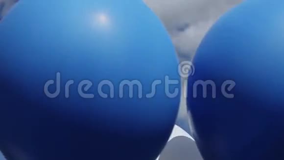 蓝色和白色的巴伦视频的预览图