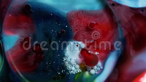 旋转油漆抽象油墨液体爆炸视频的预览图