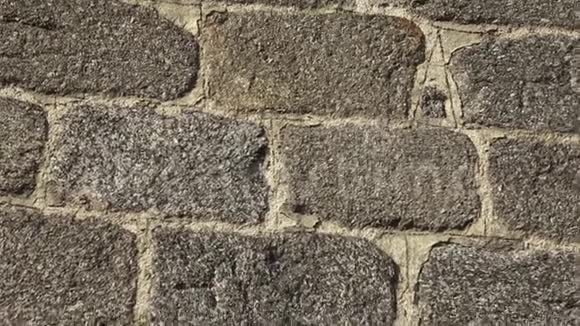 石墙的纹理古堡石壁纹理背景石墙的一部分视频的预览图