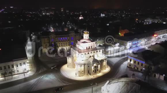弗拉基米尔俄罗斯2010年1月1日弗拉基米尔的金门建于1158年至1164年之间俄罗斯在黄金时期视频的预览图