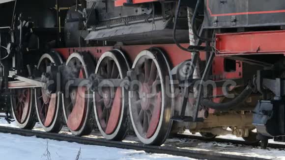 蒸汽机车抽热蒸汽视频的预览图