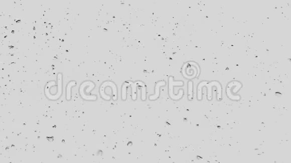 结晶点随机落下黑白背景降雪具有结晶作用视频的预览图