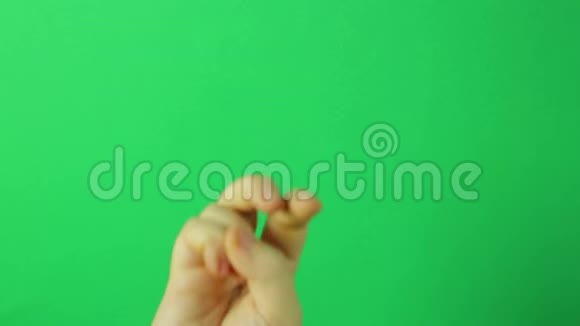 有两个手指上升和下降的女性手视频的预览图