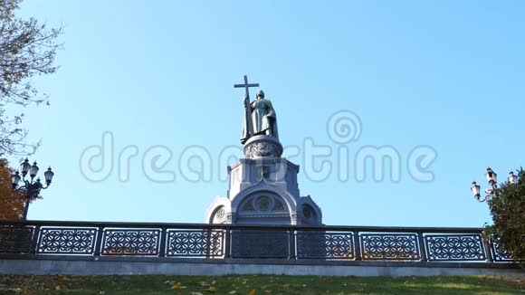 KYIVUKRAINE2018年10月22日圣弗拉基米尔大帝纪念碑视频的预览图