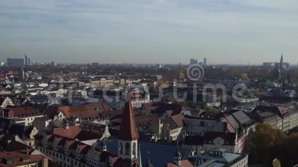 德国慕尼黑全景慕尼黑是首都人口最多的城市巴伐利亚人口第二多视频的预览图