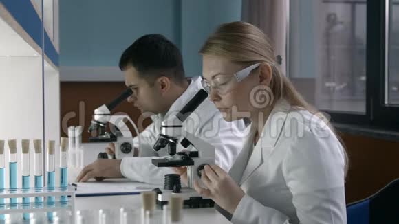 两位科学家正在研究劳拉托伊视频的预览图