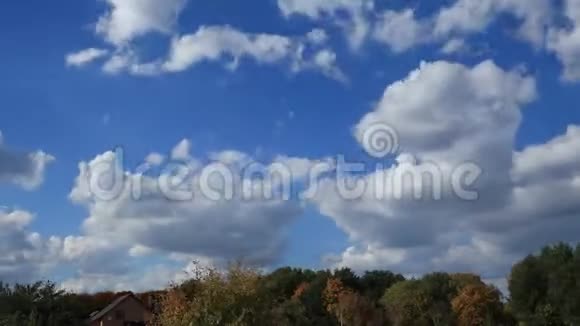 秋天的天空视频的预览图