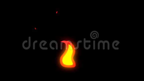 2dFX卡通FIRE元素视频的预览图
