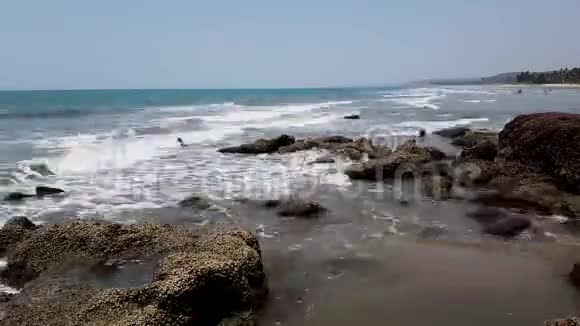 阿拉伯海海岸线的时间推移视频的预览图
