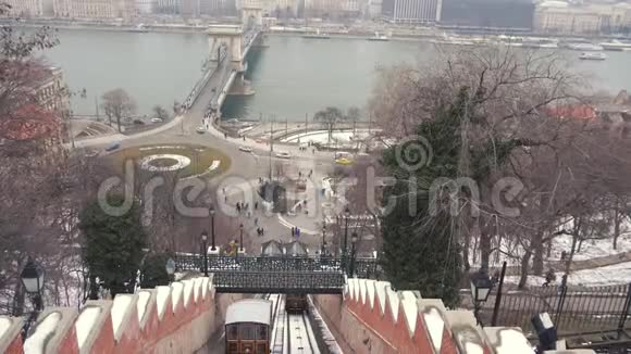 从布达佩斯城堡到链桥的惊人景色视频的预览图
