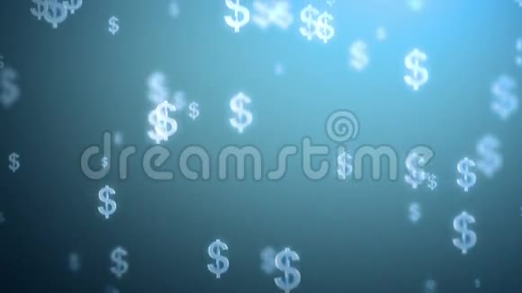 钱雨背景美元视频的预览图