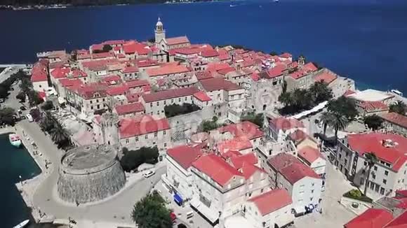 近距离观看克罗地亚的科尔库拉镇视频的预览图