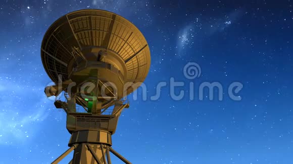 射电望远镜观察星空视频的预览图