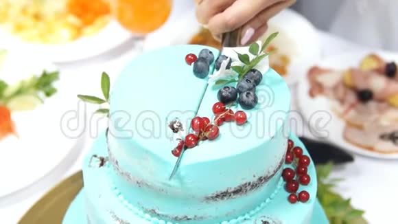 很漂亮的结婚蛋糕视频的预览图