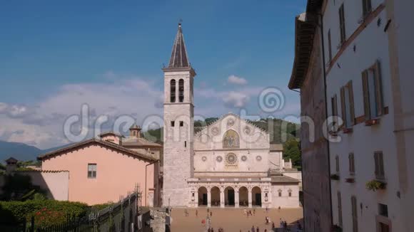 意大利翁布里亚的斯波莱托大教堂视频的预览图