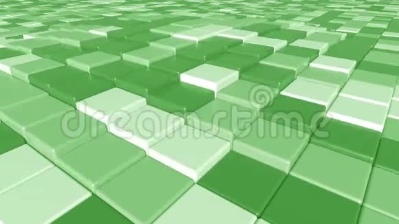 动的方形绿色瓷砖视频的预览图