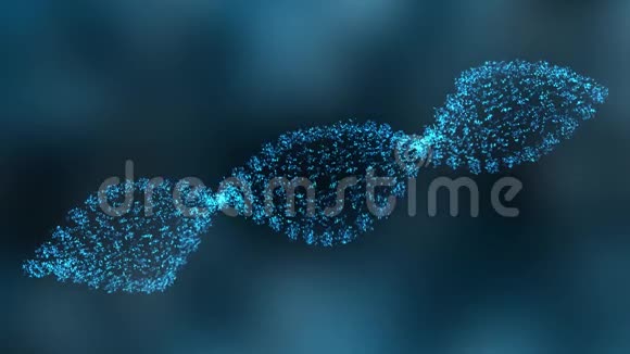旋转DNA链的运动图形视频的预览图