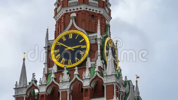 克里姆林宫时钟钟声时间流逝视频的预览图