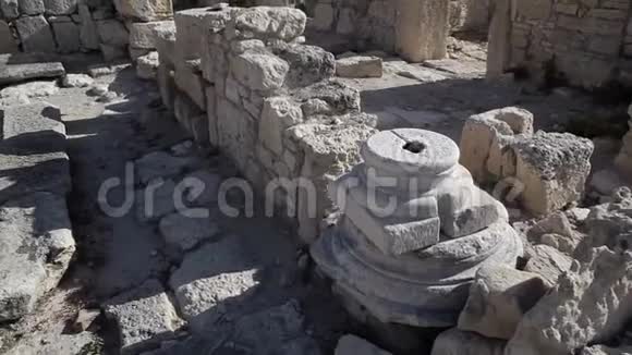 塞浦路斯Kourion考古遗址视频的预览图