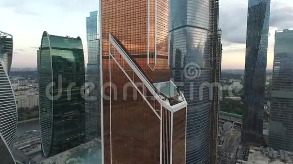 莫斯科城从直升机视频的预览图