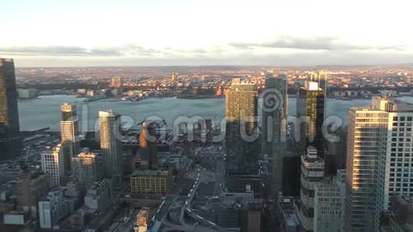曼哈顿早晨的天际线视频的预览图