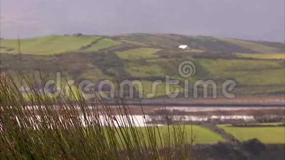 爱尔兰的山丘和风景视频的预览图