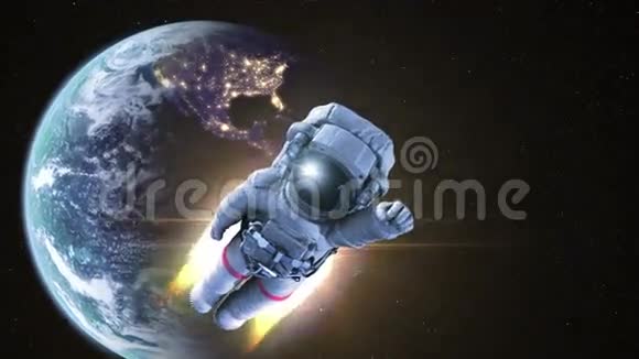 逃离地球宇航员飞向太空视频的预览图