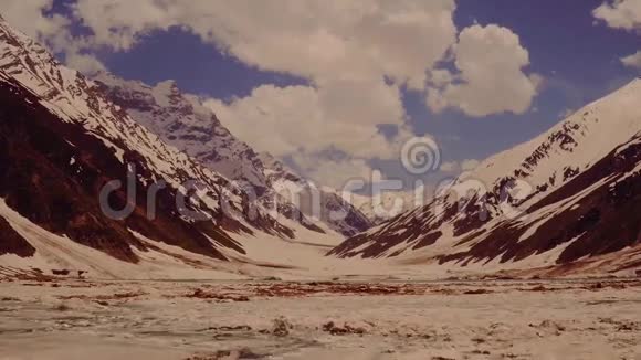 山地冰川视频的预览图