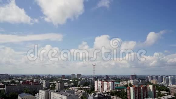 诺沃西伯斯克俄罗斯新西伯利亚市的景色时限4视频的预览图