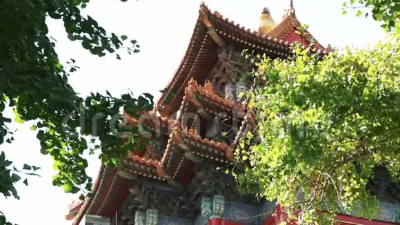北京紫禁城一座塔的近距离拍摄视频的预览图