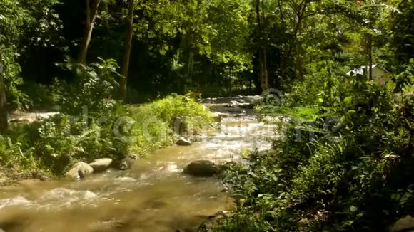 雨季的帕尼基河美景视频的预览图
