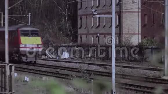 火车铁路天气铁路视频的预览图