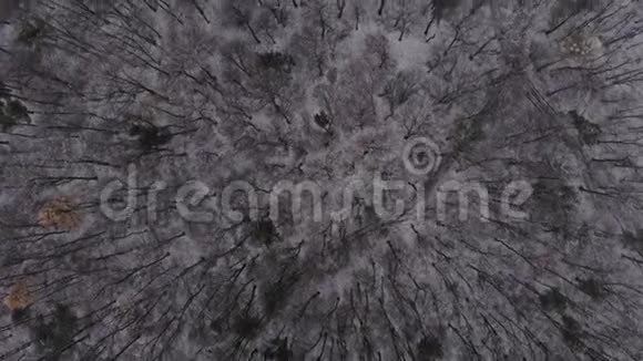 从高空拍摄冬季大自然视频的预览图