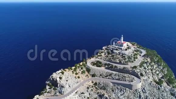西班牙马洛卡的远摄魂塔灯塔视频的预览图