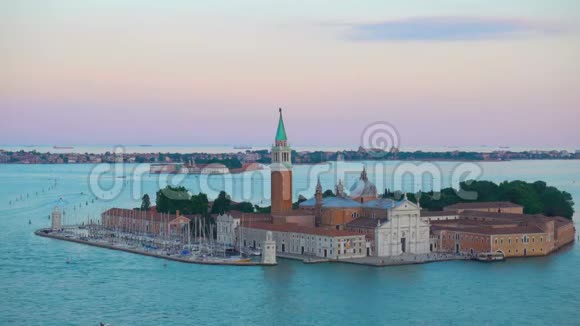 威尼斯的圣乔治岛视频的预览图