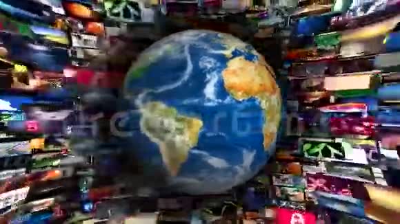 地球环球视频旋涡视频的预览图