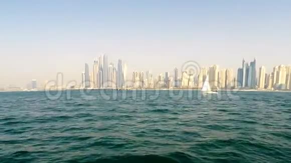 迪拜海岸线景观视频的预览图