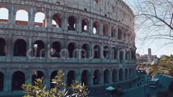 罗马竞技场和意大利朝阳视频的预览图