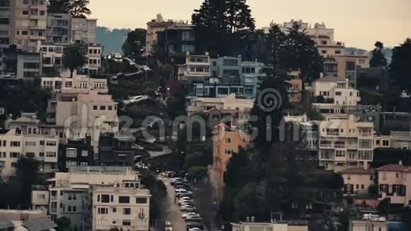 旧金山的伦巴德街视频的预览图