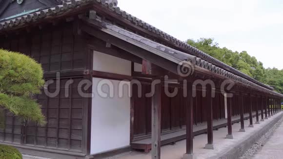 东京江户城堡的遗迹雅子忍者守护神视频的预览图