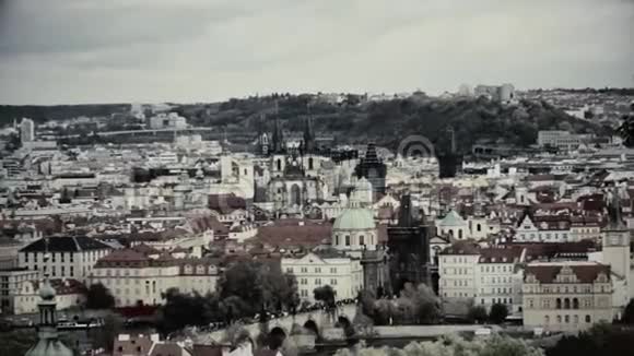 捷克布拉格历史中心美景视频的预览图