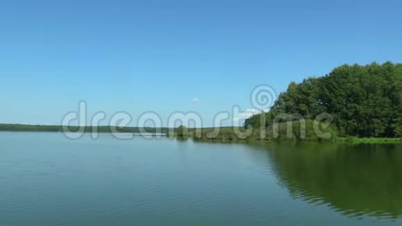 捷克共和国最大的池塘RozmberkTrebonsko保护区教科文组织生物圈保护区湿地视频的预览图