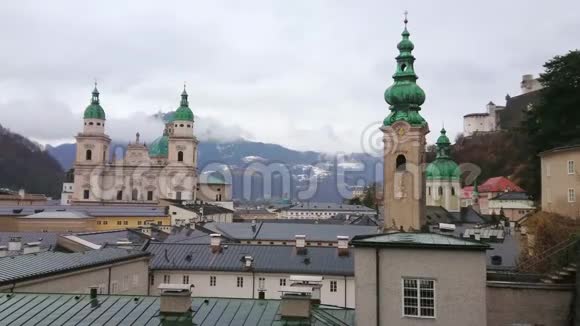 奥地利旧萨尔茨堡的贝尔弗里斯视频的预览图