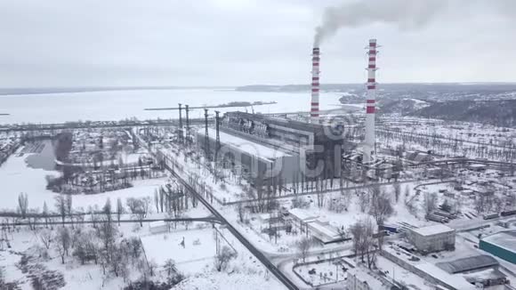 基辅附近的白蚁发电厂乌克兰城市视频的预览图